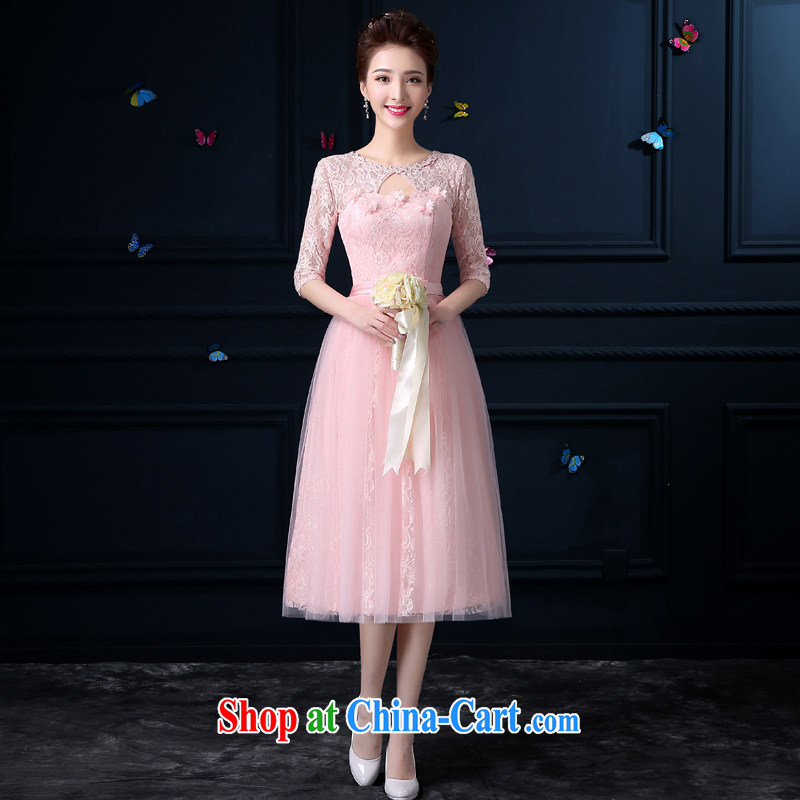 A good service is a 2015 new bridesmaid clothing female summer long in small dress bridesmaid service sister's bridesmaid dress with dripping hole, the cuff 2 XL