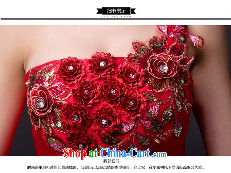 Hi Ka-hi 2015 new bows dresses, classic style retro fine embroidery only American-tie dress skirt L 012 wine red leaves size tailored pictures, price, brand platters! Elections are good character, the national distribution, so why buy now enjoy more preferential! Health