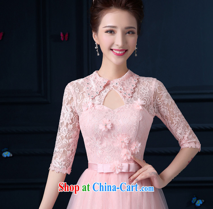 A good service is 2015 new summer, long bridesmaid clothing female small dress stylish skirt sister mission bridesmaid dress with collar, cuff 3XL pictures, price, brand platters! Elections are good character, the national distribution, so why buy now enjoy more preferential! Health