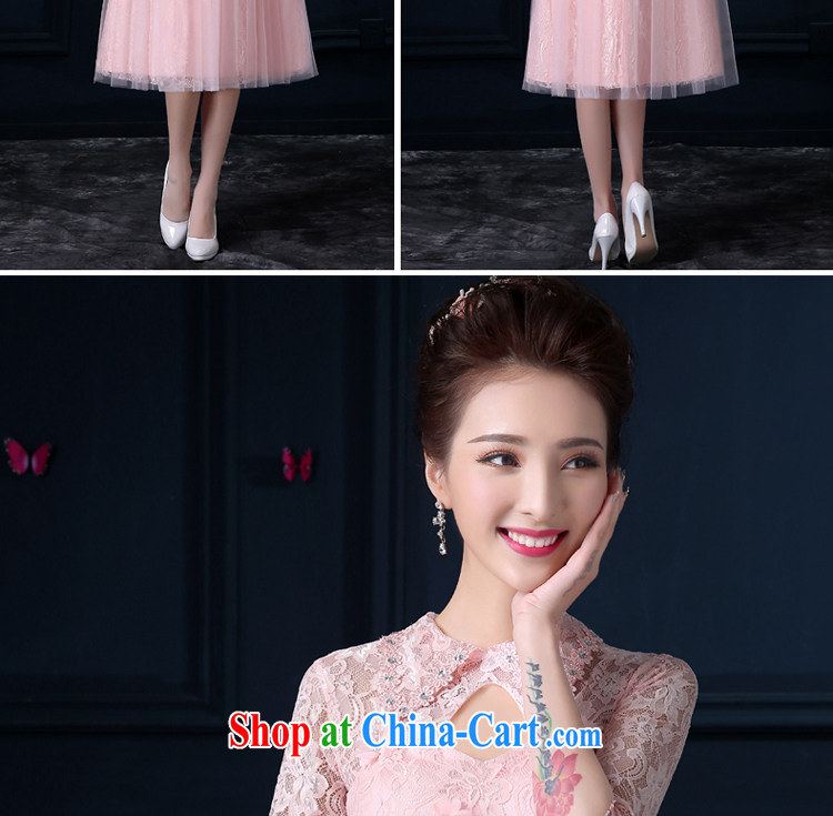 A good service is 2015 new summer, long bridesmaid clothing female small dress stylish skirt sister mission bridesmaid dress with collar, cuff 3XL pictures, price, brand platters! Elections are good character, the national distribution, so why buy now enjoy more preferential! Health