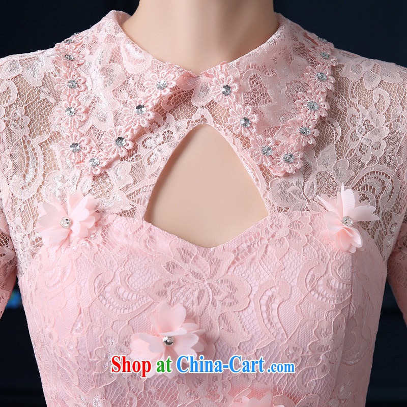 A good service in 2015, the Summer in long bridesmaid clothing female small dress stylish skirts and sisters mission bridesmaid dress with collar, cuff XL 3, good service, and, shopping on the Internet