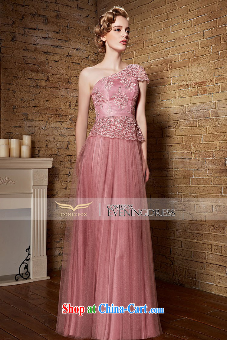 Creative Fox Evening Dress 2015 new single shoulder bridesmaid dress long pink banquet dress evening toast serving the annual dress skirt 30,893 pink XXL pictures, price, brand platters! Elections are good character, the national distribution, so why buy now enjoy more preferential! Health