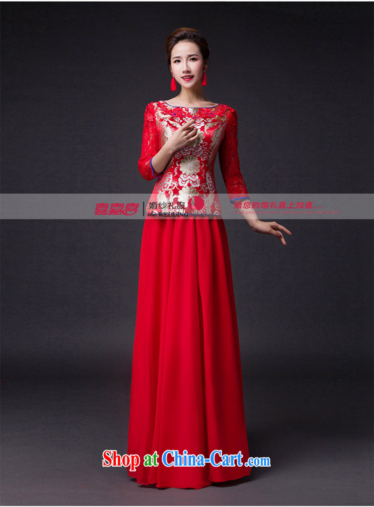 Hi Ka-hi 2015 new bows dresses, classic style retro fine embroidery only American-tie dress skirt L 018 red left size tailored pictures, price, brand platters! Elections are good character, the national distribution, so why buy now enjoy more preferential! Health