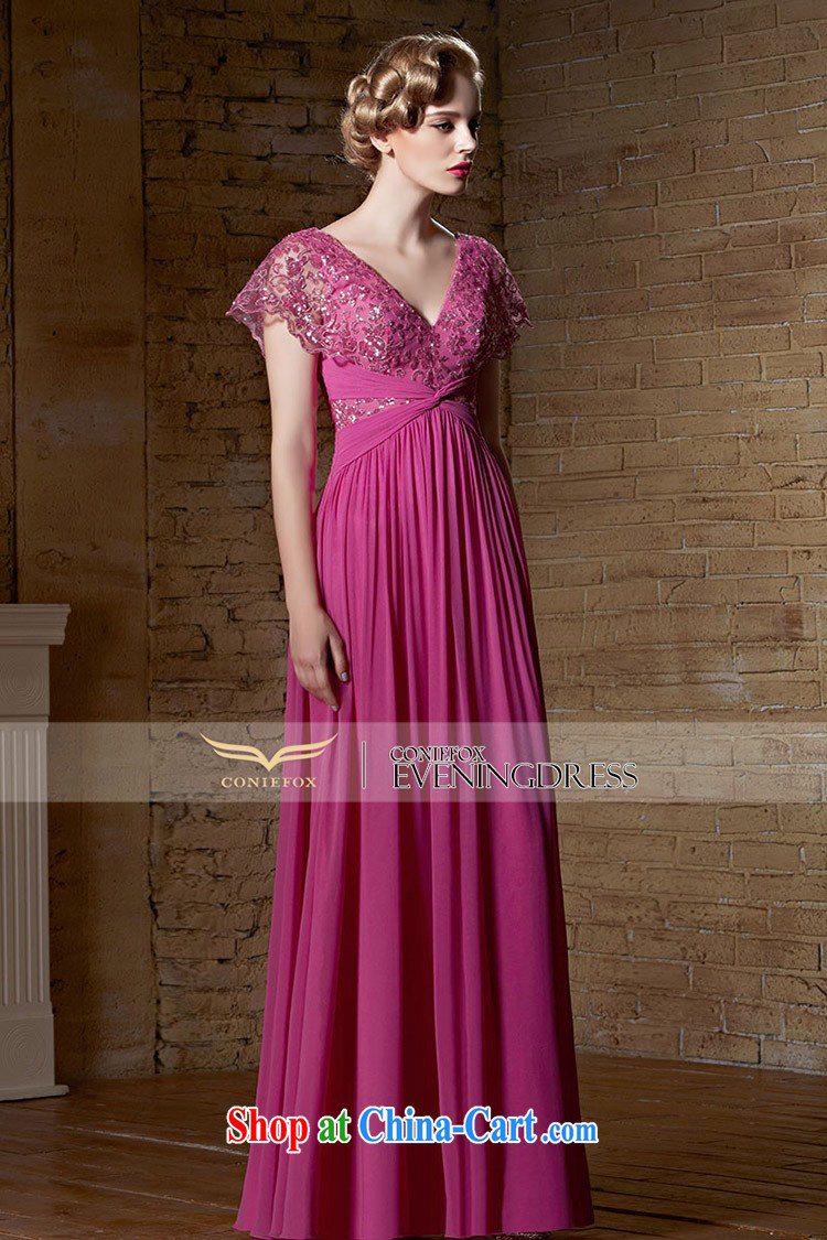 Creative Fox Evening Dress 2015 New Evening Dress lace red wedding dress long, deep V evening dress bridesmaid dress banquet toast serving 30,895 picture color XXL pictures, price, brand platters! Elections are good character, the national distribution, so why buy now enjoy more preferential! Health