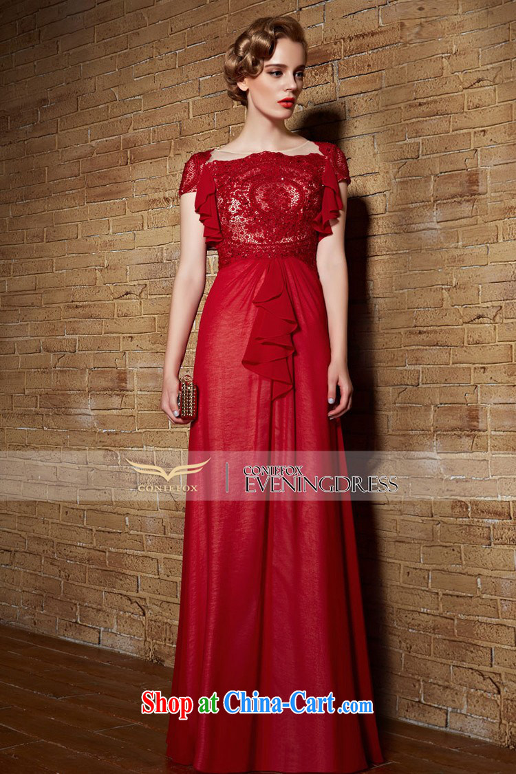 Creative Fox Evening Dress 2015 embroidery lace dress long bridesmaid dress beauty evening dress dress bridal wedding toast clothing dress long skirt 30,828 picture color XXL pictures, price, brand platters! Elections are good character, the national distribution, so why buy now enjoy more preferential! Health