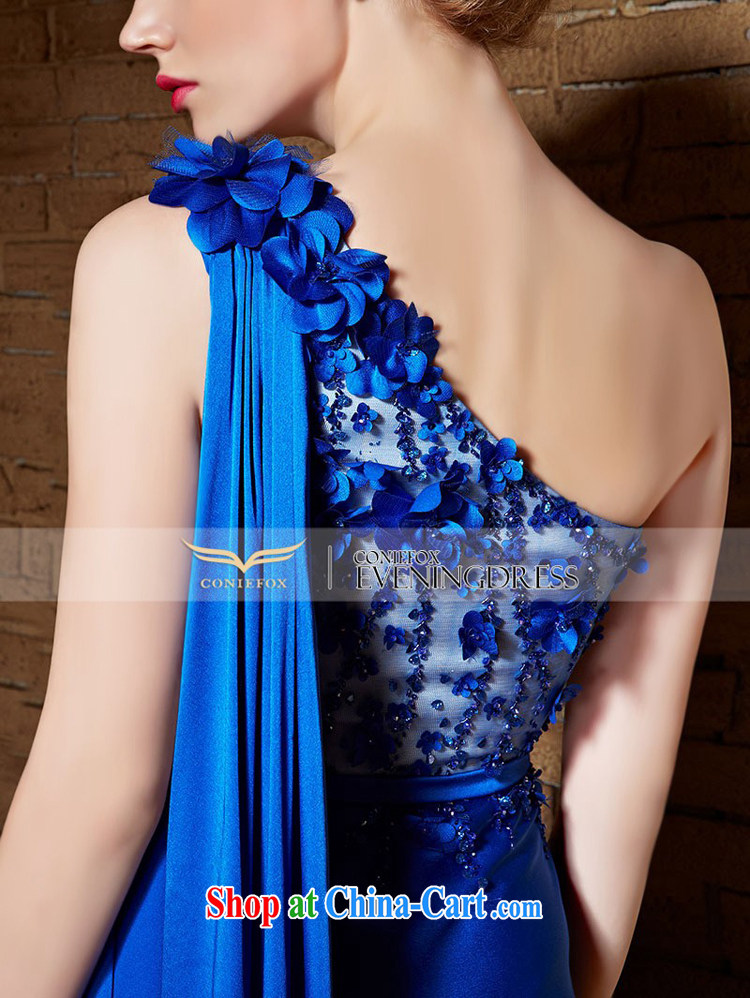 Creative Fox dress dress long evening beauty single shoulder bridesmaid dress blue annual meeting chair bows dress dress fall dress dress 82,168 picture color XXL pictures, price, brand platters! Elections are good character, the national distribution, so why buy now enjoy more preferential! Health