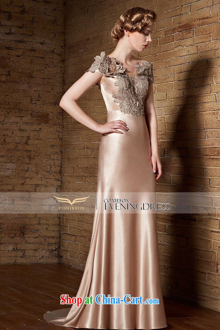 Creative Fox Evening Dress 2015 New Evening dress attire banquet at Merlion dress dress long cultivating bows dress female annual meeting moderator dress 30,905 picture color XXL pictures, price, brand platters! Elections are good character, the national distribution, so why buy now enjoy more preferential! Health