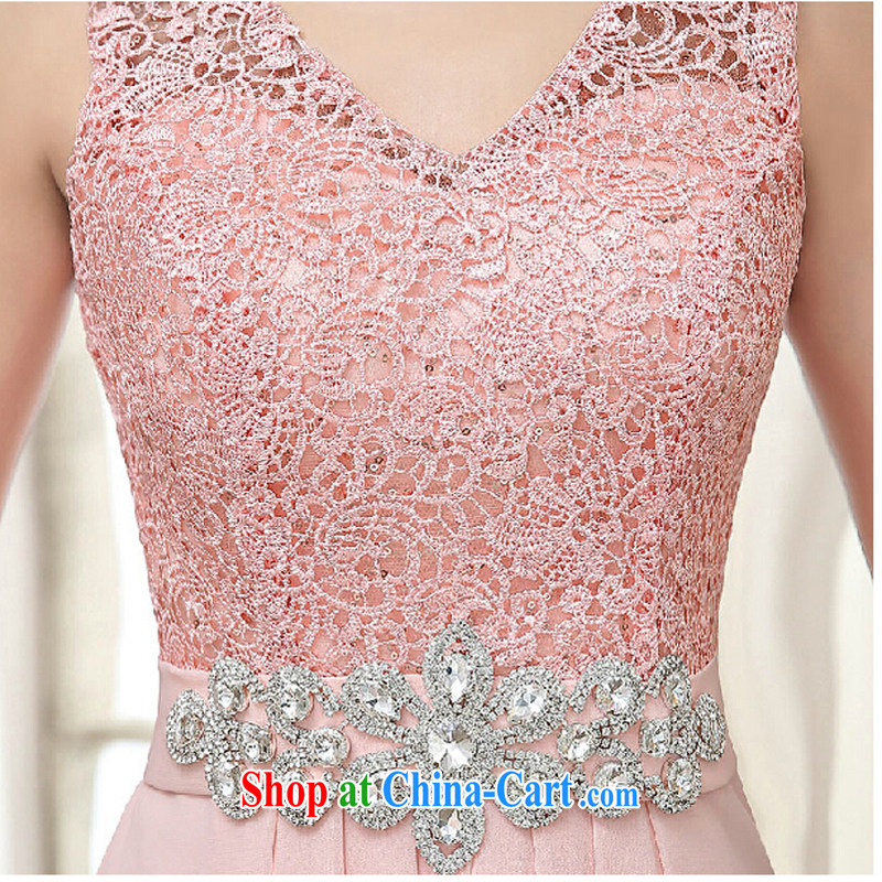 Pure bamboo yarn love 2015 new toast Service Bridal Fashion red wedding dress and long evening dress beauty bridesmaid summer uniform girls meat pink, and only the US is tailored to contact customer service, pure bamboo love yarn, shopping on the Internet