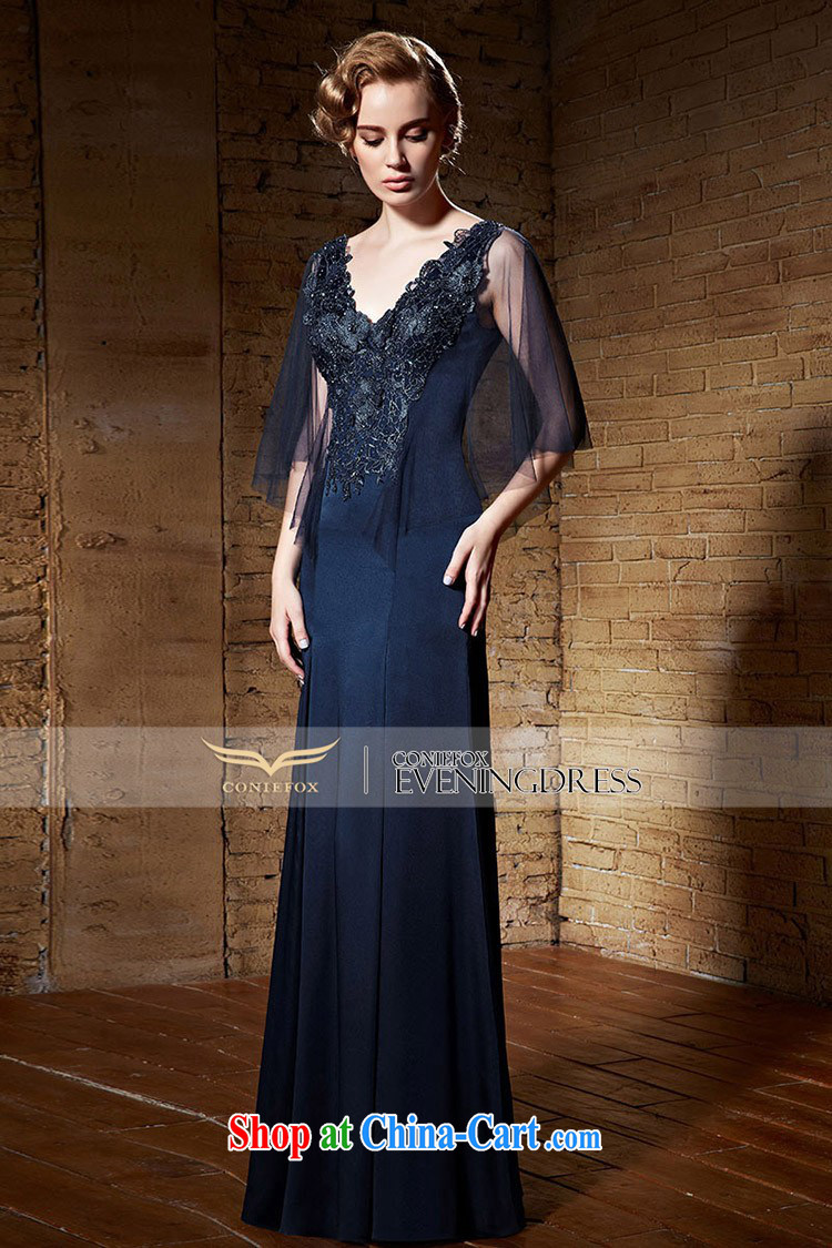 Creative Fox Evening Dress 2015 new blue dress V brought back exposed dress long gown beauty dress uniform toast the Show dress 82,138 blue XXL pictures, price, brand platters! Elections are good character, the national distribution, so why buy now enjoy more preferential! Health