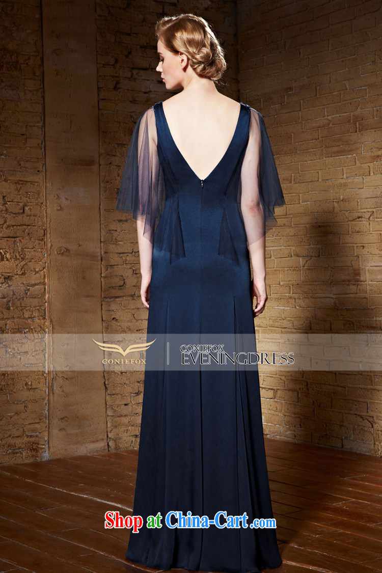 Creative Fox Evening Dress 2015 new blue dress V brought back exposed dress long gown beauty dress uniform toast the Show dress 82,138 blue XXL pictures, price, brand platters! Elections are good character, the national distribution, so why buy now enjoy more preferential! Health
