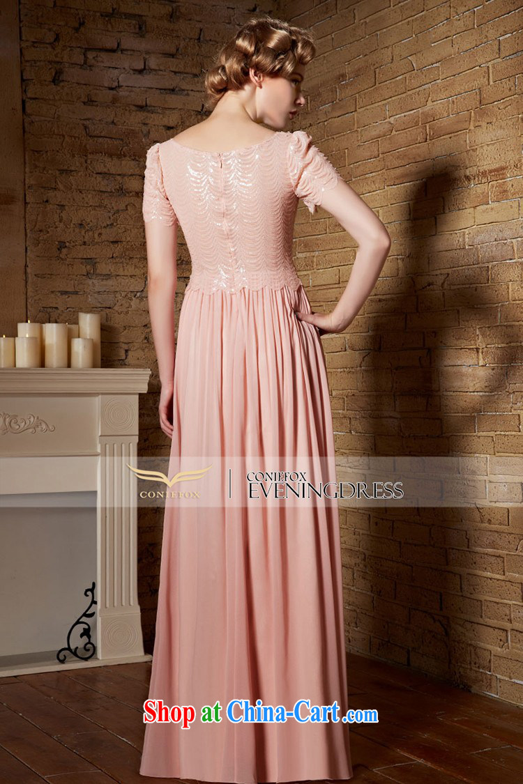 Creative Fox dress long, pink bridal bridesmaid dress uniform toast ballet Silk Dresses short-sleeved dress moderator dress long skirt 30,838 picture color XL pictures, price, brand platters! Elections are good character, the national distribution, so why buy now enjoy more preferential! Health