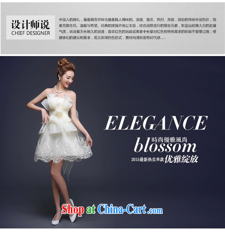 Pure bamboo yarn love 2015 new dress, bridal toast serving short bridesmaid wiped his chest wedding dresses the dresses summer champagne color S pictures, price, brand platters! Elections are good character, the national distribution, so why buy now enjoy more preferential! Health