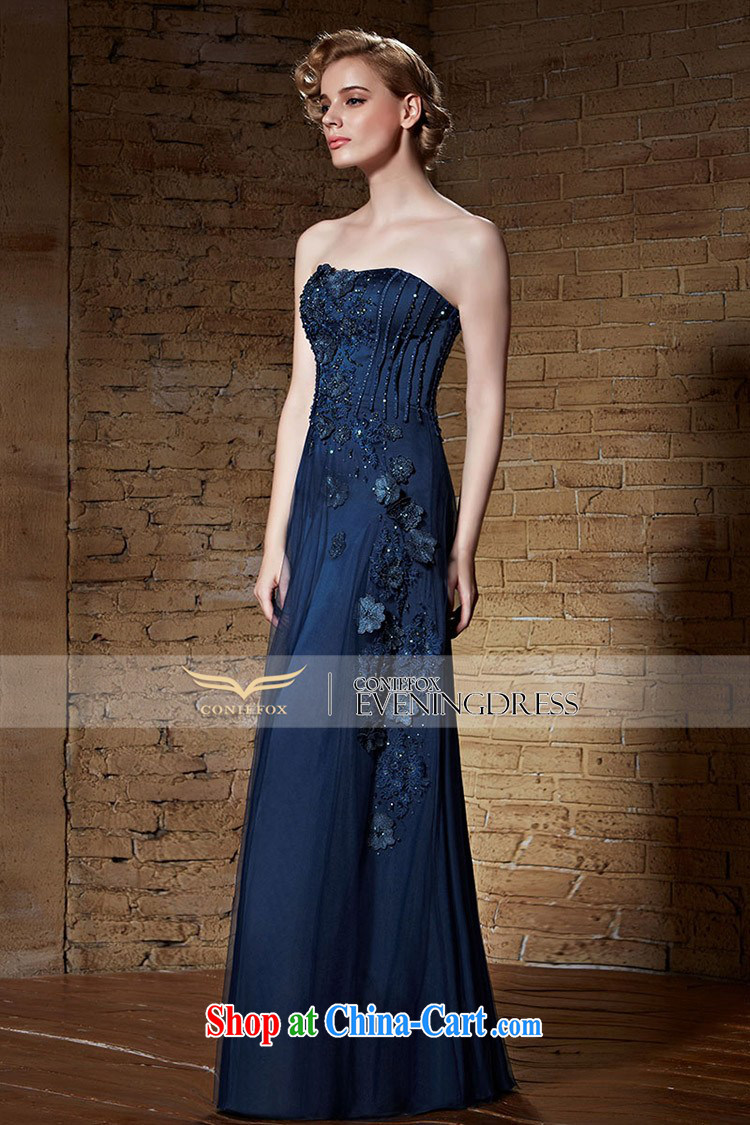 Creative Fox Evening Dress 2015 new blue towel chest banquet dress manually staple Pearl dress skirt the annual dress toast serving 82,150 blue XXL pictures, price, brand platters! Elections are good character, the national distribution, so why buy now enjoy more preferential! Health