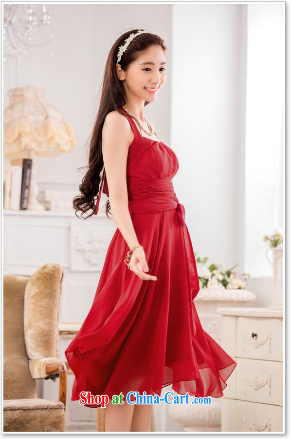 The 2015 new stylish solid-colored snow-woven dresses XL sexy exposed back dress is also the strap skirt annual meeting with her sister dress dress scarlet XXXL approximately 160 - 180 Jack pictures, price, brand platters! Elections are good character, the national distribution, so why buy now enjoy more preferential! Health