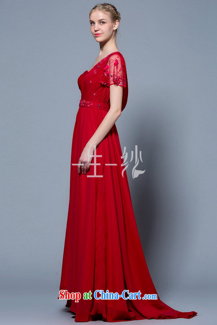 A yarn wedding dresses 2014 new single shoulder-waist small tail bridal dresses serving toast red 30250862 red S code 155/80 A stock pictures, price, brand platters! Elections are good character, the national distribution, so why buy now enjoy more preferential! Health