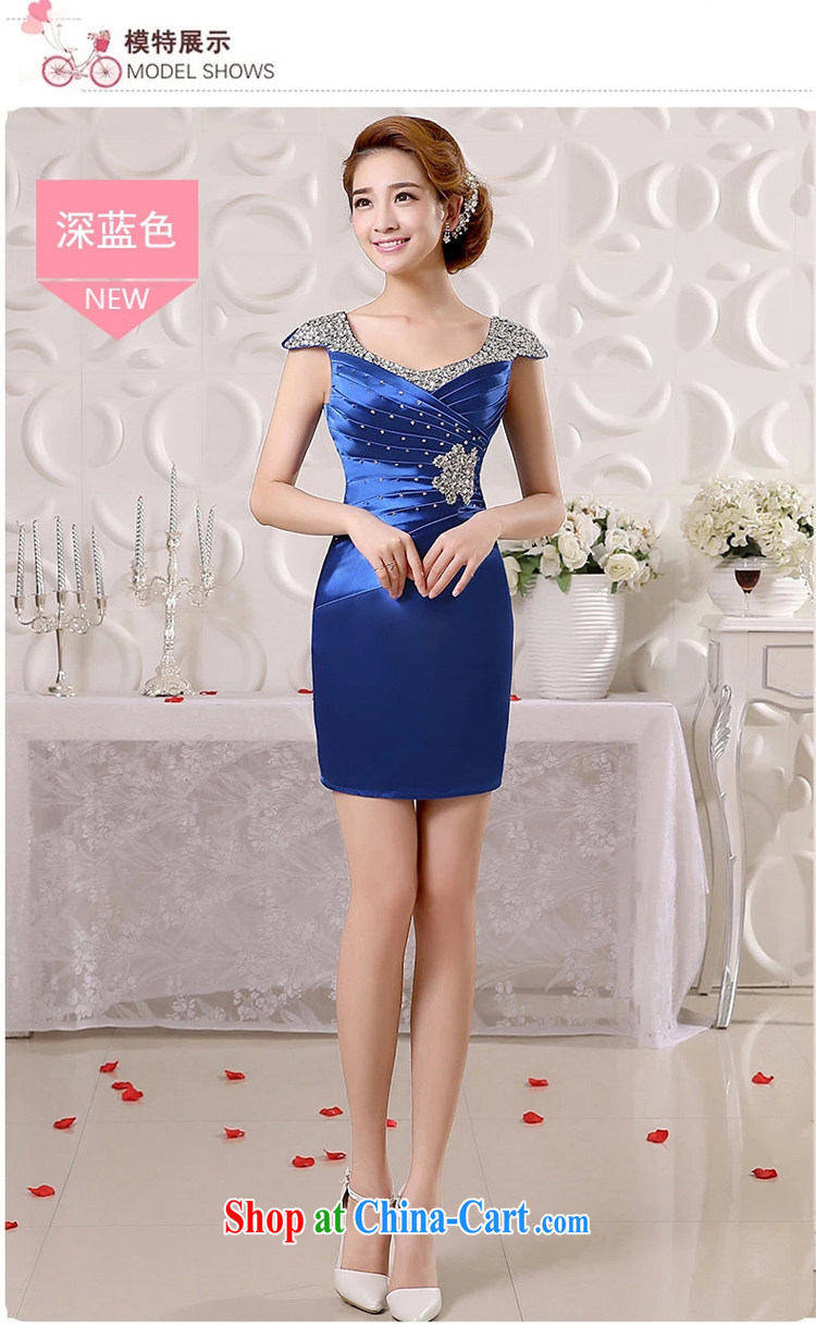 Pure bamboo love yarn short bows Service Bridal Fashion 2015 new dual-shoulder banquet dress hostess dresses beauty spring and summer red XXL pictures, price, brand platters! Elections are good character, the national distribution, so why buy now enjoy more preferential! Health
