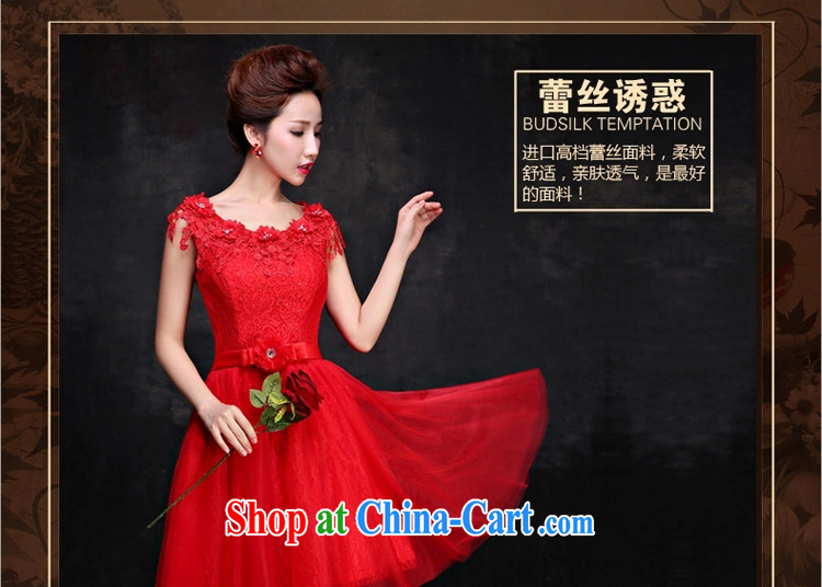 Pure bamboo love yarn 015 spring wedding dresses bridal toast serving Red field shoulder bridesmaid summer serving small dress dresses red tailored contact Customer Service pictures, price, brand platters! Elections are good character, the national distribution, so why buy now enjoy more preferential! Health