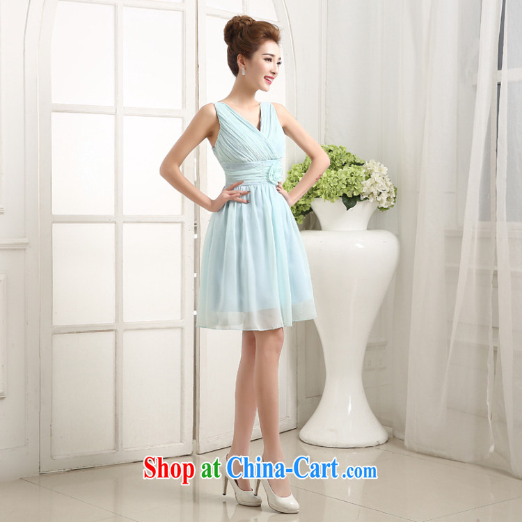 There's a new bridesmaid dresses in short, banquet dress sister dress bridesmaid serving small dress 6408 champagne color, pictures, price, brand platters! Elections are good character, the national distribution, so why buy now enjoy more preferential! Health