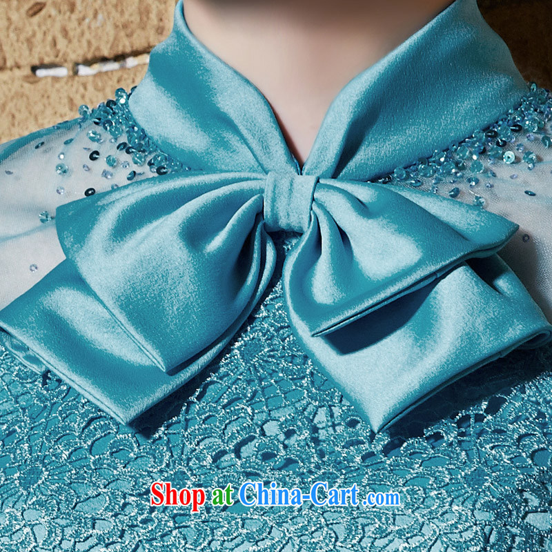 Creative Fox 2015 new high-end custom dress stylish blue show small dress uniform toast dress bridal short skirt dress 82,202 blue, creative Fox (coniefox), online shopping