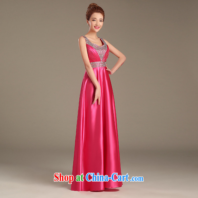 White first into some evening dress summer 2015 new bride wedding banquet toast serving double-shoulder Korean Beauty moderator dress girls long, the red tailored contact Customer Service