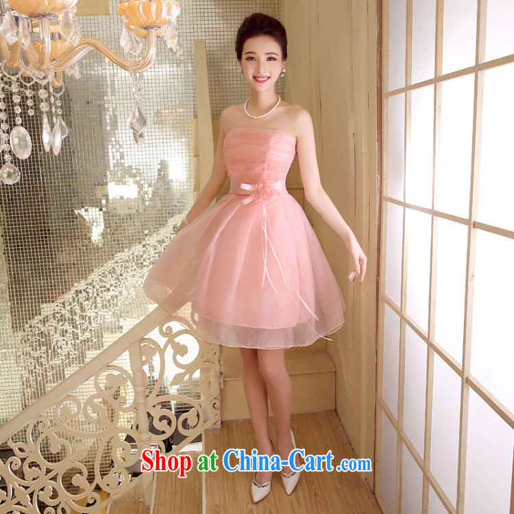 There's a bridesmaid's shoulders and sisters dress short bridesmaid serving the shoulder bridal small dress uniform toast 6410 rose red are code pictures, price, brand platters! Elections are good character, the national distribution, so why buy now enjoy more preferential! Health
