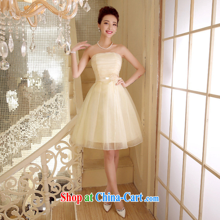 There's a bridesmaid's shoulders and sisters dress short bridesmaid serving the shoulder bridal small dress uniform toast 6410 rose red are code pictures, price, brand platters! Elections are good character, the national distribution, so why buy now enjoy more preferential! Health