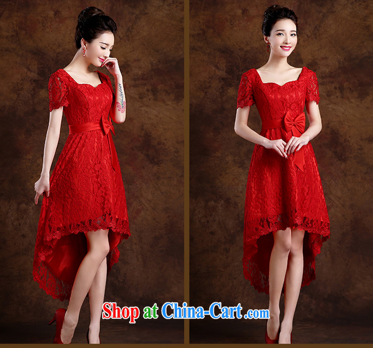 Pure bamboo yarn love 2015 New Red bridal wedding dress long evening dress Evening Dress toast only serve us in cultivating cuff dress red XXL pictures, price, brand platters! Elections are good character, the national distribution, so why buy now enjoy more preferential! Health