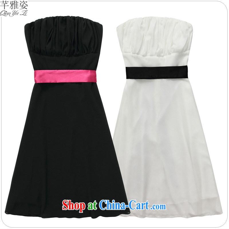 The 2015 new summer wear solid-colored snow woven wipe chest dress XL elegance sweet high waist dress White Dress bow-tie skirt of red XXXL approximately 160 - 180 jack, constitution, Jacob (QIANYAZI), online shopping