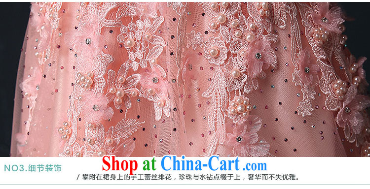 Luang Prabang the Evening Dress 2015 summer and autumn new Korean-drill flowers bridal dresses skirts dresses banquet evening dress bare pink XL pictures, price, brand platters! Elections are good character, the national distribution, so why buy now enjoy more preferential! Health