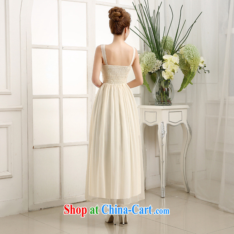 There's a bridesmaid summer serving New bridesmaid dresses in SISTER bridesmaid dress Evening Dress long dress long skirt bridesmaid dress 6414 champagne color code, there's a, shopping on the Internet