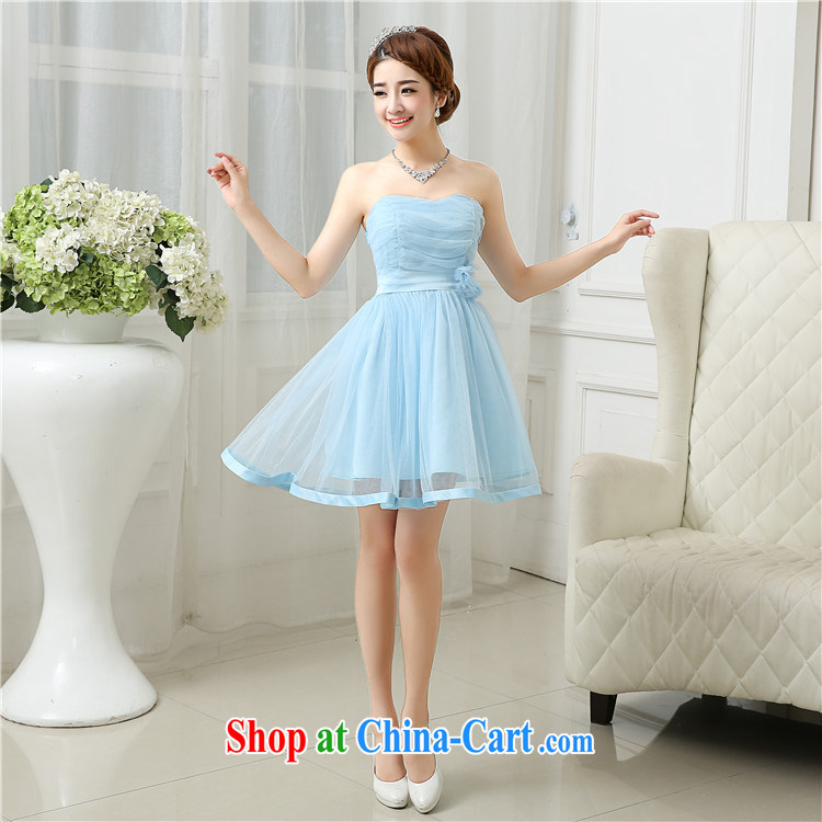 There's a bridesmaid dress short 2015 spring and summer new wedding banquet dress sister graduation dress dress 6501 pink are code pictures, price, brand platters! Elections are good character, the national distribution, so why buy now enjoy more preferential! Health