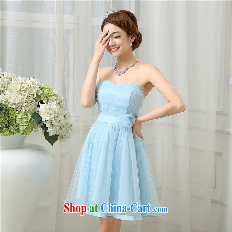 There's a bridesmaid dress short 2015 spring and summer new wedding banquet dress sister graduation dress dress 6501 pink are code pictures, price, brand platters! Elections are good character, the national distribution, so why buy now enjoy more preferential! Health