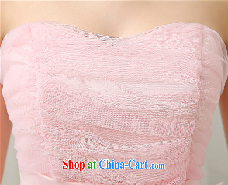 There's a bridesmaid dress short 2015 spring and summer new wedding banquet dress sister graduation dress dress 6501 pink are code pictures, price, brand platters! Elections are good character, the national distribution, so why buy now enjoy more preferential! Health