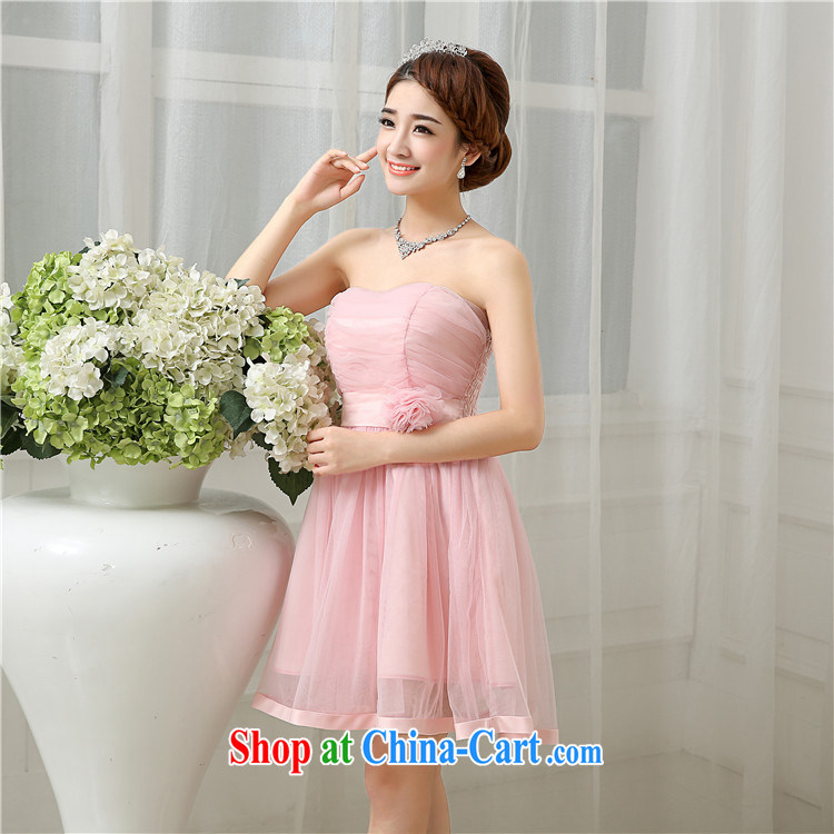 There's a bridesmaid dress short 2015 spring and summer new wedding banquet dress sister graduation dress dress 6501 pink are code pictures, price, brand platters! Elections are good character, the national distribution, so why buy now enjoy more preferential! Health