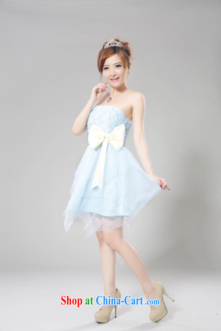 There's a new summer, bridal bridesmaid clothing short, small dress shaggy skirts dresses etiquette service performance 6502 sky blue are code pictures, price, brand platters! Elections are good character, the national distribution, so why buy now enjoy more preferential! Health