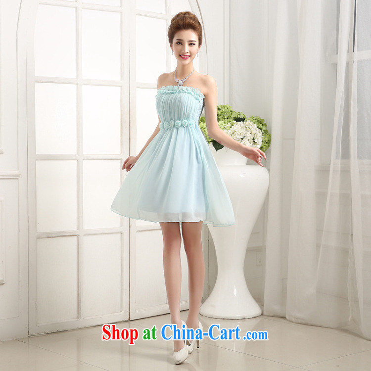 There is a evening dress bridesmaid dress short, new, summer 2015 bare chest bridesmaid service banquet betrothal small dress girls 6503 pink are code pictures, price, brand platters! Elections are good character, the national distribution, so why buy now enjoy more preferential! Health