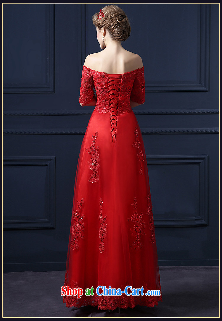 Yarn edge 100, wedding dresses new 2015 summer field shoulder Korean lace evening dress bride wedding toast clothing stylish sweet performance service banquet service bridesmaid clothing red L pictures, price, brand platters! Elections are good character, the national distribution, so why buy now enjoy more preferential! Health