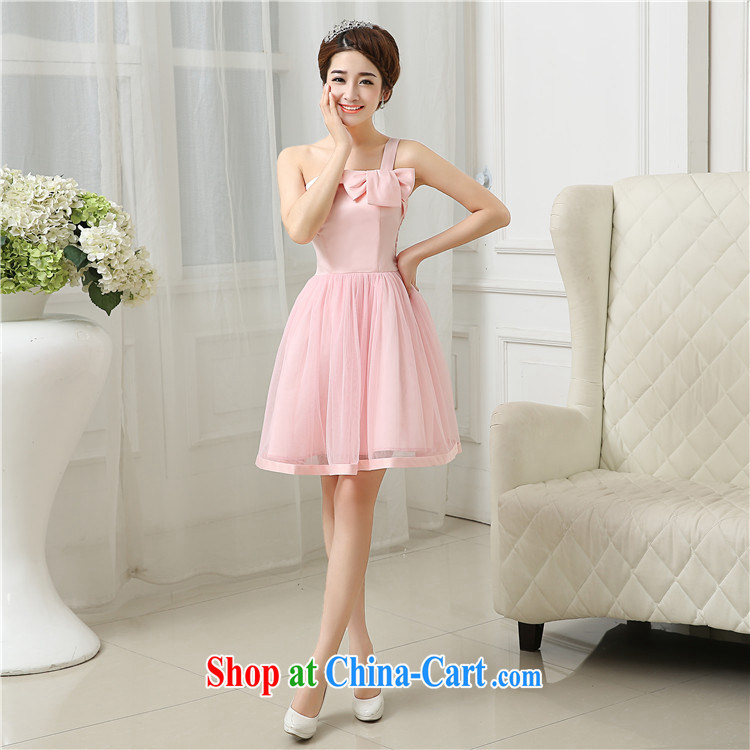 There's a bridesmaid serving short 2015 new summer bridesmaid dress sister's small dress bridesmaid dress Evening Dress 6506 champagne color, pictures, price, brand platters! Elections are good character, the national distribution, so why buy now enjoy more preferential! Health