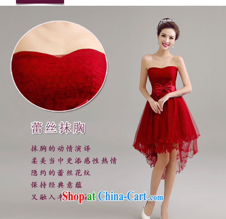 Connie focus 2015 new bride's toast clothing bridesmaid marriage serving evening attire moderator dress wine red evening dress 0013 wine red XL pictures, price, brand platters! Elections are good character, the national distribution, so why buy now enjoy more preferential! Health