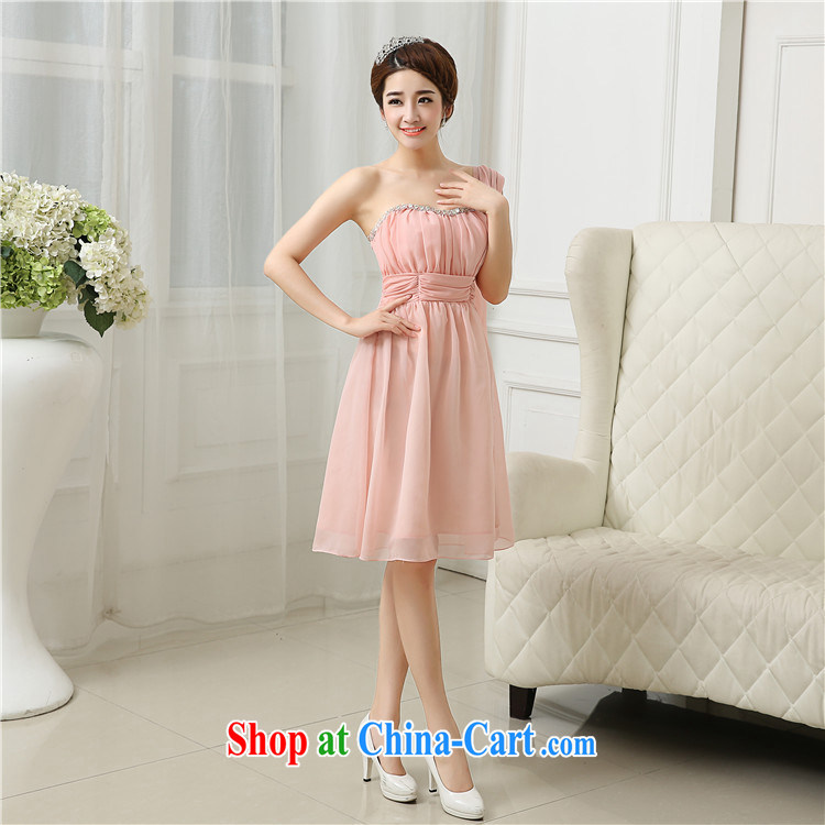 There's a bridesmaid clothing summer 2015 new bridesmaid dresses in short skirts and sisters who graduated from small dress Evening Dress 6509 pink are code pictures, price, brand platters! Elections are good character, the national distribution, so why buy now enjoy more preferential! Health