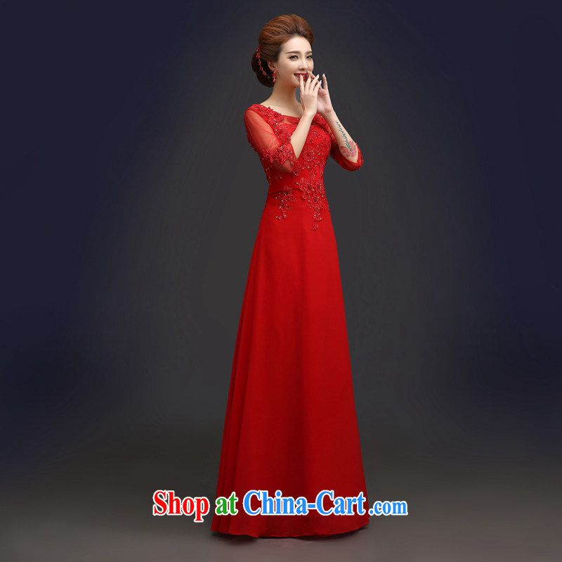 Kou Connie red bridal wedding dresses 2015 summer fashion new Chinese in binding cuff with a long, cultivating their bows girl red tailored is not final, Kou (JIAONI), online shopping