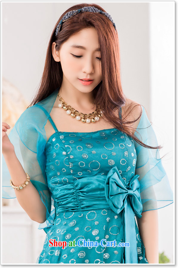JK 2 2015 summer New Hosted Evening Dress dress dress fashion, the code bridesmaid clothing straps dress blue are code pictures, price, brand platters! Elections are good character, the national distribution, so why buy now enjoy more preferential! Health
