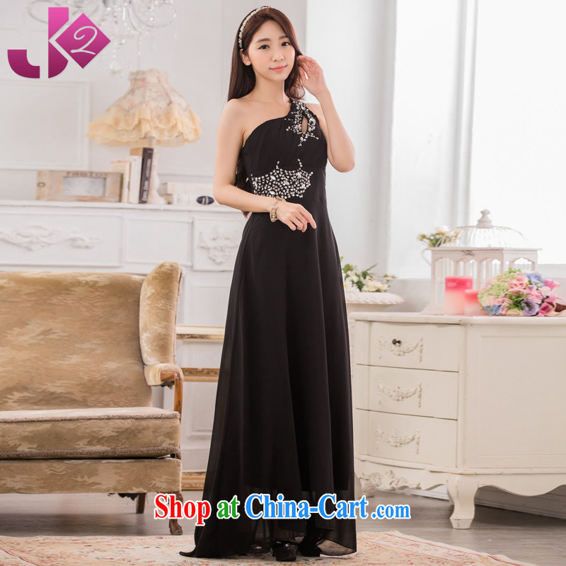 JK 2 new high-end Banquet hosted dress XL single shoulder nails Pearl snow spinning graphics thin dress orange XL 135 recommendations about Jack, JK 2. YY, shopping on the Internet