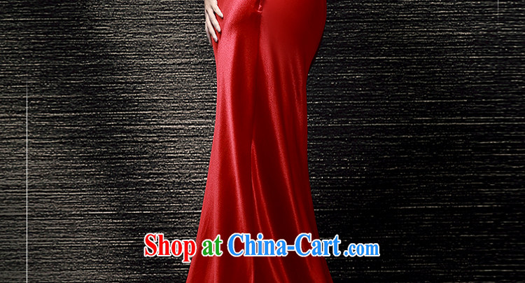 Holy, Connie wedding dresses 2015 summer New Red double-shoulder bridal back-door bows dress, large, small tail skirt red S pictures, price, brand platters! Elections are good character, the national distribution, so why buy now enjoy more preferential! Health