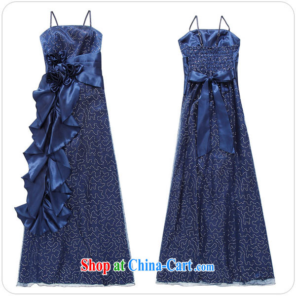 JK 2 2015 New Solid Color large yards, serving toast the Show Evening Dress sweet straps long skirt dress blue XXXL recommendation 175 Jack left and right pictures, price, brand platters! Elections are good character, the national distribution, so why buy now enjoy more preferential! Health