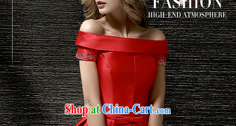Holy, Connie wedding dresses 2015 new toast serving brides field shoulder female dress marriage summer short, red evening dresses wedding dresses red M pictures, price, brand platters! Elections are good character, the national distribution, so why buy now enjoy more preferential! Health