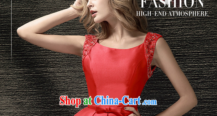 Holy, Connie wedding dresses 2015 summer new bride wedding dress shoulders, short red dress uniform toast dress red M pictures, price, brand platters! Elections are good character, the national distribution, so why buy now enjoy more preferential! Health