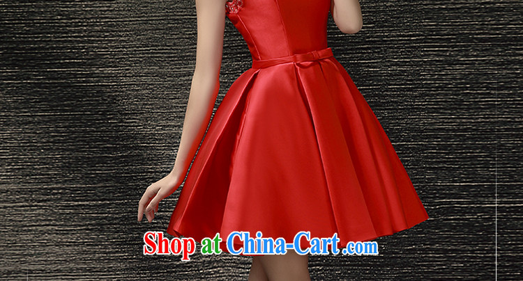Holy, Connie wedding dresses 2015 summer new bride wedding dress shoulders, short red dress uniform toast dress red M pictures, price, brand platters! Elections are good character, the national distribution, so why buy now enjoy more preferential! Health