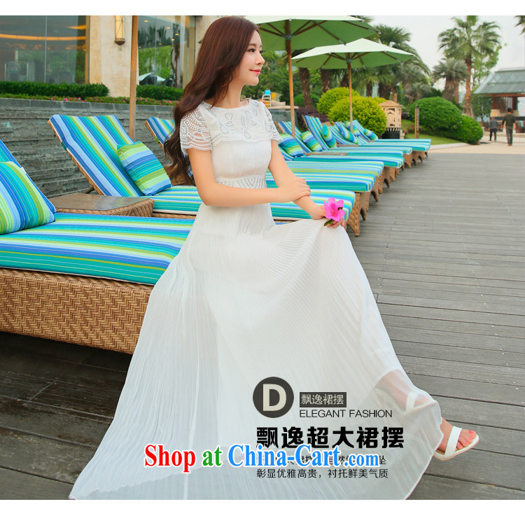 Tony Blair, in Dili, summer 2015 new dress lace embroidered short sleeves white dresses and 100 hem Evening Dress 8127 white M pictures, price, brand platters! Elections are good character, the national distribution, so why buy now enjoy more preferential! Health