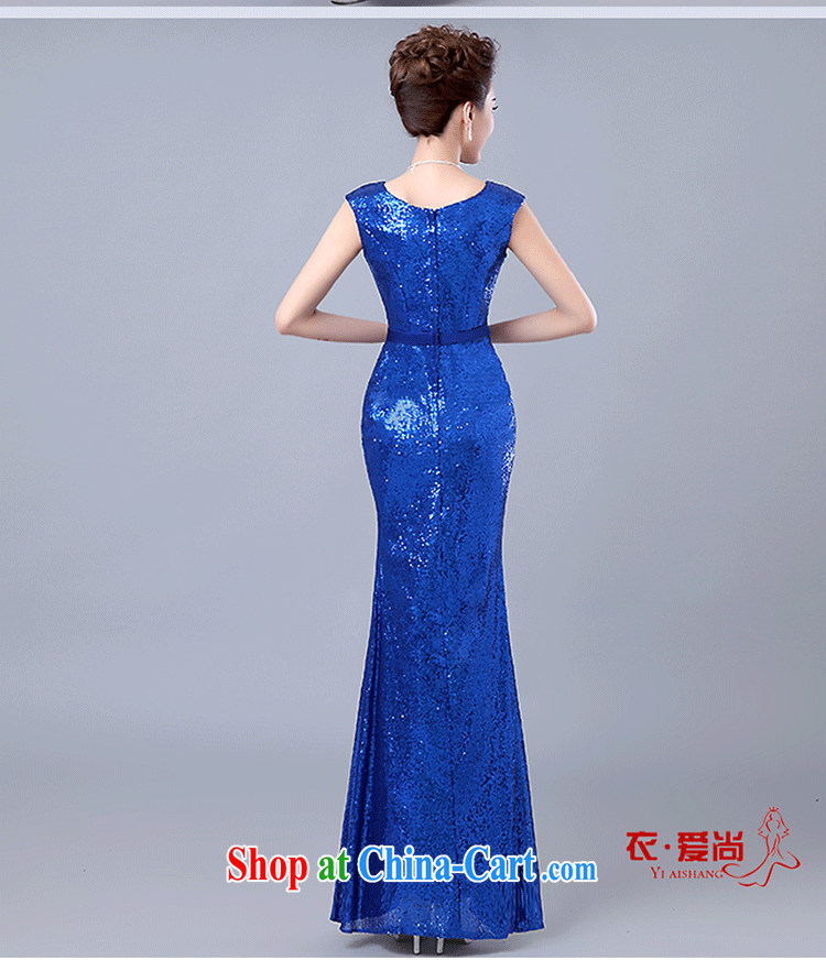 Yi love is wedding dresses 2015 spring and summer new marriages toast clothing stylish Korean dress banquet shoulders sexy, dress girl blue to make the $30 not return pictures, price, brand platters! Elections are good character, the national distribution, so why buy now enjoy more preferential! Health